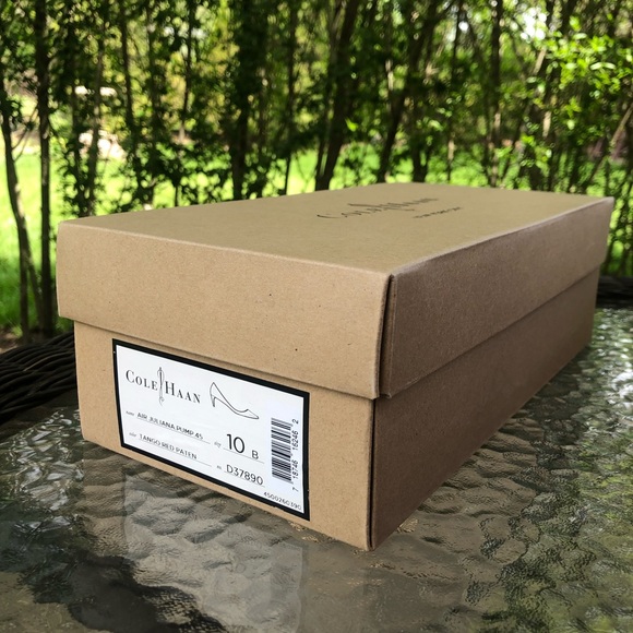 Cole Haan Polished Tango Red Paten Air Juliana Pumps - Picture 7 of 9